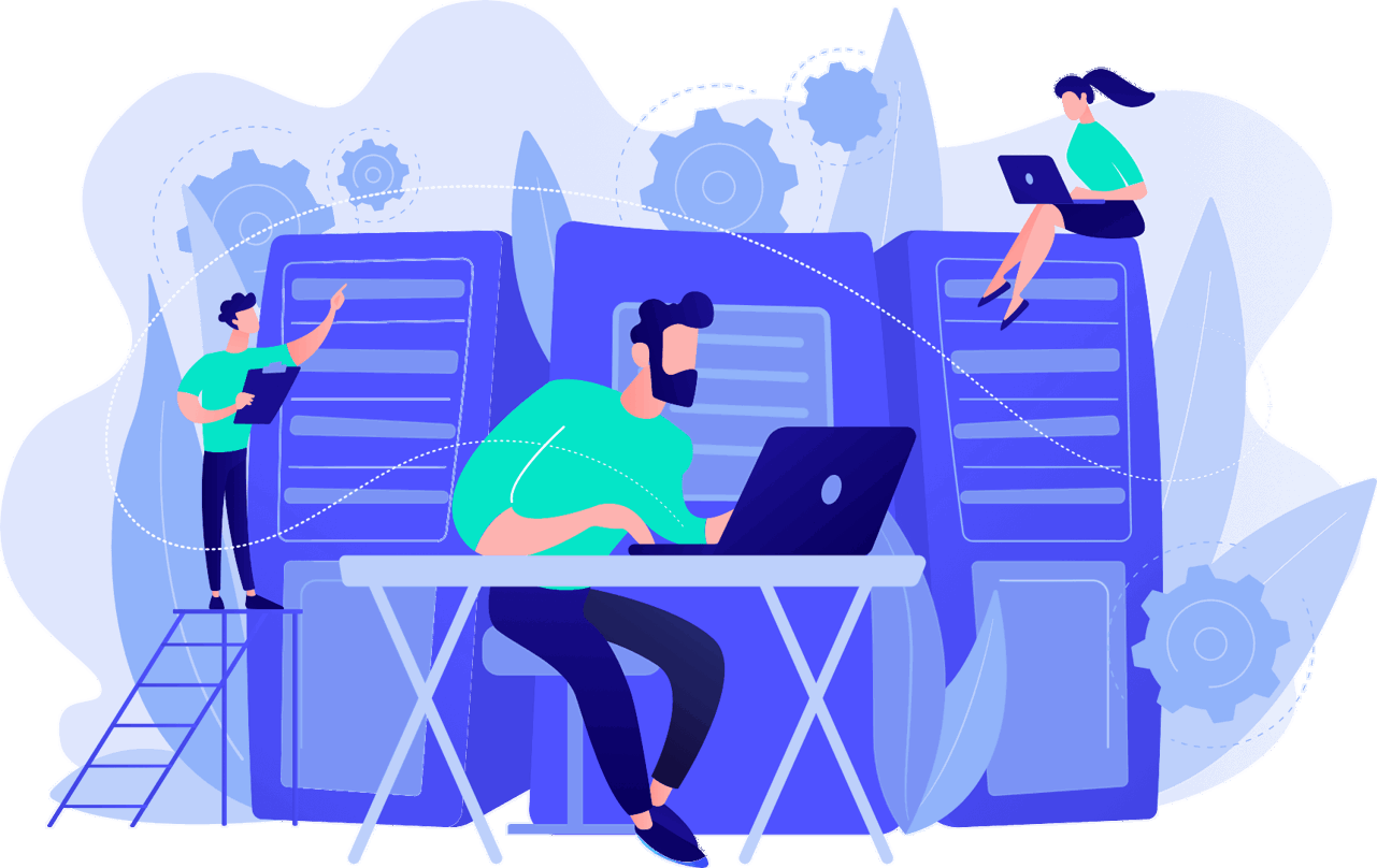 Azure hosting illustration