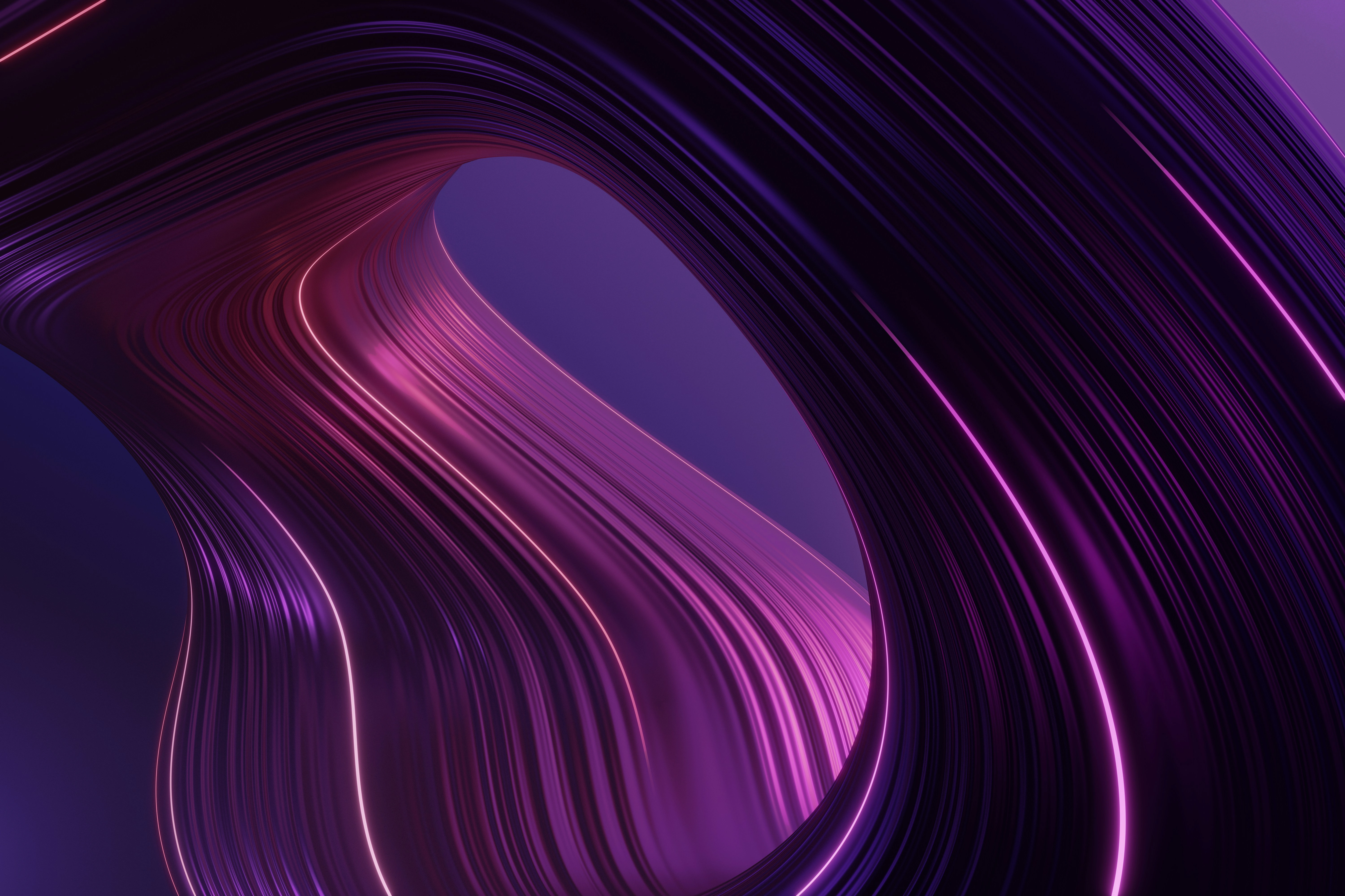 Images of Abstract loop with neon decoration