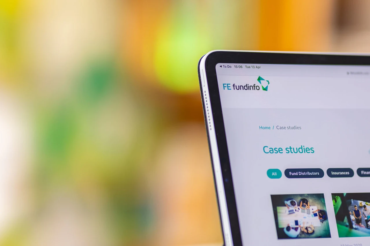 FE fundinfo website design image