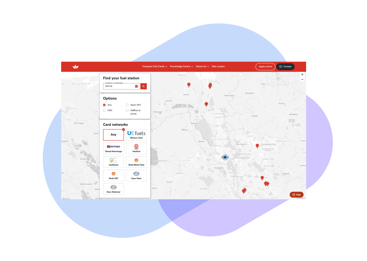 Watson Fuels site locator graphic