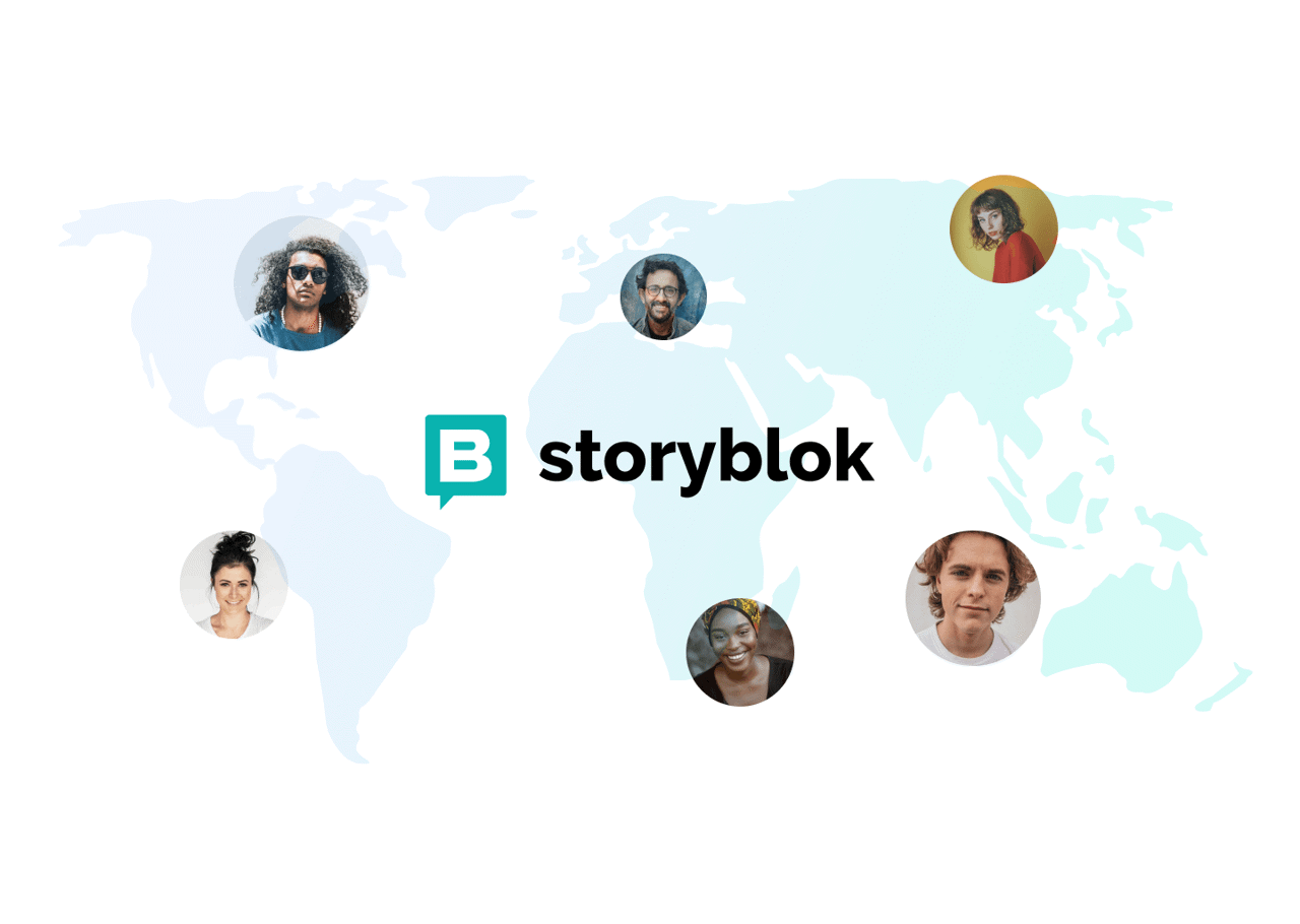 StoryBlok's personalised User Experience graphic