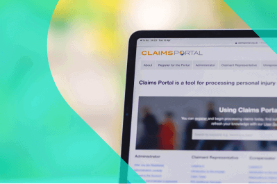 ClaimsPortal web design image